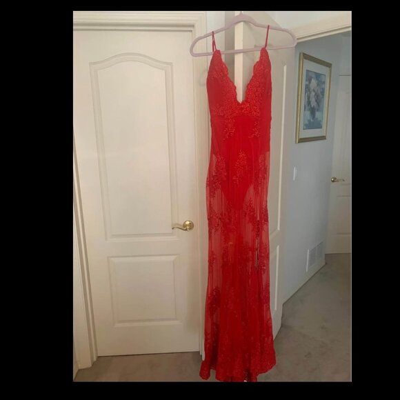 Jessica Rabbit Red Dress Costume - Picture 3 of 3